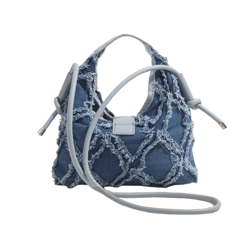 Denim Star Hobo Bag
